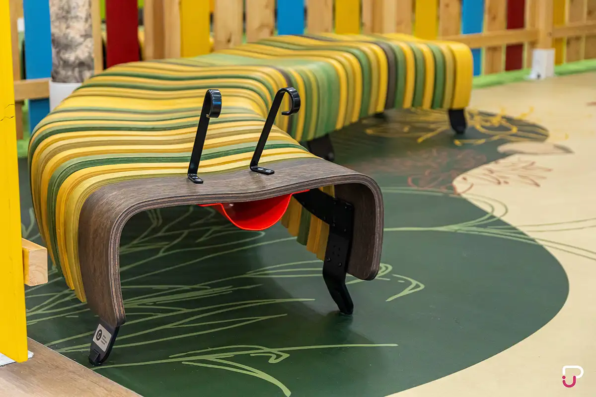 Banc chenille